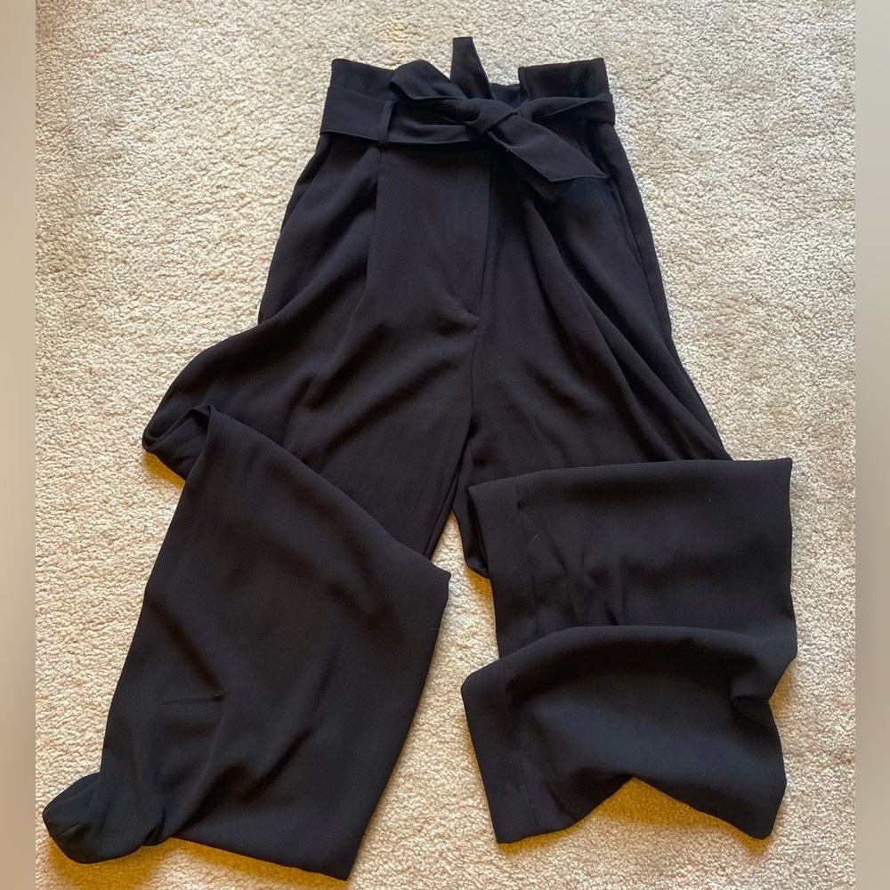 High waisted black pants, H&M, size 6